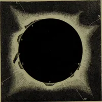 An illustration from Spectrum analysis in its application to terrestrial substances, and the physical constitution of the heavenly bodies / familiarly explained by H. Schellen ; translated from the second enlarged and revised German edition by Jane and Caroline Lassell ; edited with notes by William Huggins ; with numerous woodcuts and coloured plates, and Ångström's and Kirchhoff's maps. (1872)
