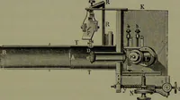 An illustration from Spectrum analysis in its application to terrestrial substances, and the physical constitution of the heavenly bodies / familiarly explained by H. Schellen ; translated from the second enlarged and revised German edition by Jane and Caroline Lassell ; edited with notes by William Huggins ; with numerous woodcuts and coloured plates, and Ångström's and Kirchhoff's maps. (1872)