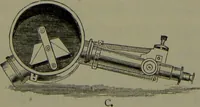 An illustration from Spectrum analysis in its application to terrestrial substances, and the physical constitution of the heavenly bodies / familiarly explained by H. Schellen ; translated from the second enlarged and revised German edition by Jane and Caroline Lassell ; edited with notes by William Huggins ; with numerous woodcuts and coloured plates, and Ångström's and Kirchhoff's maps. (1872)