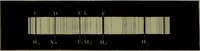 An illustration from Spectrum analysis in its application to terrestrial substances, and the physical constitution of the heavenly bodies / familiarly explained by H. Schellen ; translated from the second enlarged and revised German edition by Jane and Caroline Lassell ; edited with notes by William Huggins ; with numerous woodcuts and coloured plates, and Ångström's and Kirchhoff's maps. (1872)