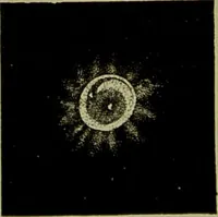 An illustration from Spectrum analysis in its application to terrestrial substances, and the physical constitution of the heavenly bodies / familiarly explained by H. Schellen ; translated from the second enlarged and revised German edition by Jane and Caroline Lassell ; edited with notes by William Huggins ; with numerous woodcuts and coloured plates, and Ångström's and Kirchhoff's maps. (1872)