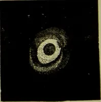 An illustration from Spectrum analysis in its application to terrestrial substances, and the physical constitution of the heavenly bodies / familiarly explained by H. Schellen ; translated from the second enlarged and revised German edition by Jane and Caroline Lassell ; edited with notes by William Huggins ; with numerous woodcuts and coloured plates, and Ångström's and Kirchhoff's maps. (1872)