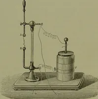 An illustration from Spectrum analysis in its application to terrestrial substances, and the physical constitution of the heavenly bodies / familiarly explained by H. Schellen ; translated from the second enlarged and revised German edition by Jane and Caroline Lassell ; edited with notes by William Huggins ; with numerous woodcuts and coloured plates, and Ångström's and Kirchhoff's maps. (1872)