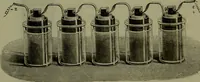 An illustration from Spectrum analysis in its application to terrestrial substances, and the physical constitution of the heavenly bodies / familiarly explained by H. Schellen ; translated from the second enlarged and revised German edition by Jane and Caroline Lassell ; edited with notes by William Huggins ; with numerous woodcuts and coloured plates, and Ångström's and Kirchhoff's maps. (1872)
