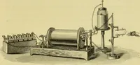 An illustration from Spectrum analysis : six lectures, delivered in 1868, before the Society of Apothecaries of London / by Henry E. Roscoe ; with appendices, coloured plates, and illustrations. (1869)