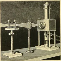 An illustration from Spectrum analysis : six lectures, delivered in 1868, before the Society of Apothecaries of London / by Henry E. Roscoe ; with appendices, coloured plates, and illustrations. (1869)