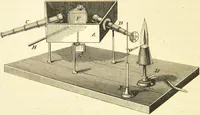 An illustration from Spectrum analysis : six lectures, delivered in 1868, before the Society of Apothecaries of London / by Henry E. Roscoe ; with appendices, coloured plates, and illustrations. (1869)