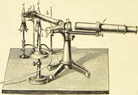 An illustration from Spectrum analysis : six lectures, delivered in 1868, before the Society of Apothecaries of London / by Henry E. Roscoe ; with appendices, coloured plates, and illustrations. (1869)