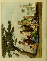 An illustration from Narrative of a ten years' residence at Tripoli in Africa: from the original correspondence in the possession of the family of the late Richard Tully, Esq., the British consul. Comprising authentic memoirs and anecdotes of the reigning bashaw, his family, and other persons of distinction; also, an account of the domestic manners of the Moors, Arabs, and Turks / Illustrated with a map and several coloured plates. (1816)