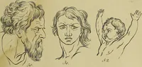 An illustration from La physiognomonie, ou l'art de connaître les hommes d'après les traits de leur physionomie, leurs rupports avec les divers animaux, leur penchans. ... / Lavater. (1841)