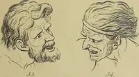 Picture 16 of 112 from La physiognomonie, ou l'art de connaître les hommes d'après les traits de leur physionomie, leurs rupports avec les divers animaux, leur penchans. ... / Lavater. (1841), leaf 335