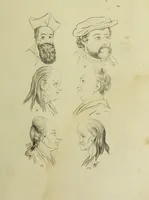 Picture 62 of 112 from La physiognomonie, ou l'art de connaître les hommes d'après les traits de leur physionomie, leurs rupports avec les divers animaux, leur penchans. ... / Lavater. (1841), leaf 441