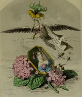 Picture 15 of 27 from Les fleurs animées / par J.J. Grandville ; introductions par Alph. Karr ; texte par Taxile Delord. (1847), leaf 118