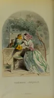An illustration from Les fleurs animées / par J.J. Grandville ; introductions par Alph. Karr ; texte par Taxile Delord. (1847)
