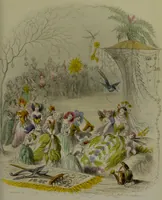 An illustration from Les fleurs animées / par J.J. Grandville ; introductions par Alph. Karr ; texte par Taxile Delord. (1847)