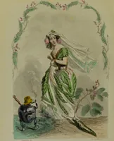 Picture 7 of 27 from Les fleurs animées / par J.J. Grandville ; introductions par Alph. Karr ; texte par Taxile Delord. (1847), leaf 36