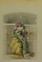 Picture 8 of 27 from Les fleurs animées / par J.J. Grandville ; introductions par Alph. Karr ; texte par Taxile Delord. (1847), leaf 43