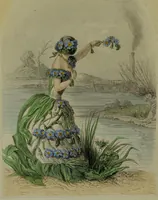 Picture 11 of 27 from Les fleurs animées / par J.J. Grandville ; introductions par Alph. Karr ; texte par Taxile Delord. (1847), leaf 70