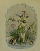 An illustration from Les fleurs animées / par J.J. Grandville ; introductions par Alph. Karr ; texte par Taxile Delord. (1847)