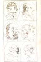 An illustration from Essays on physiognomy. ... for the promotion and the love of mankind / written in the German language by John Caspar Lavater ; tr. by Thomas Holcroft. (1806)