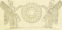 An illustration from La migration des symboles / [Eugène Félicien Albert Goblet d'Alviella]. (1891)