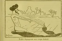 Picture 7 of 29 from La magie et l'hypnose : recueil de faits et d'expériences justifiant et prouvant les enseignements de l'occultisme / par Papus ; avec dessins de Ange Bossard, L. Bouchet, L. de Waldner et L. Delfosse. (1897), leaf 147