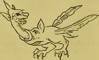 An illustration from La magie et l'hypnose : recueil de faits et d'expériences justifiant et prouvant les enseignements de l'occultisme / par Papus ; avec dessins de Ange Bossard, L. Bouchet, L. de Waldner et L. Delfosse. (1897)