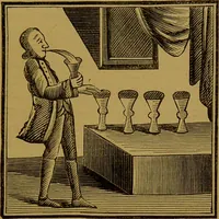 An illustration from Hocus pocus, or, The whole art of legerdemain in perfection : by which the meanest capacity may perform the whole art without a teacher together with the use of all the instruments belonging thereto to which is now added, abundance of new and rare inventions, the like never before in print, but much desired by many / written by Henry Dean. (1886)