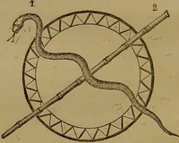 An illustration from Le spiritisme dans le monde : l'initiation et les sciences occultes dans l'Inde et chez tous les peuples de l'antiquité / Louis Jacolliot. (1875)