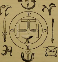 Picture 16 of 27 from Transcendental magic : its doctrine and ritual / by Eliphas Lévi [pseud.] ; a complete translation of "Dogme et rituel de la haute magie" with a biographical preface by Arthur Edward Waite. (1896), leaf 313