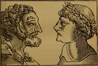 An illustration from Les secrets merveilleux de la magie naturelle du petit Albert : tirés de l'ouvrage latin intitulé: Alberti Parvi Lucii, Libellus de mirabilibus naturae arcanis, et d'autres ecrivains philosophes. Enrichis de figures mystérieuses, d'astrologie, physionomie, etc., etc. (1868)