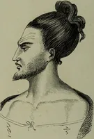 An illustration from La tête humaine : études de phrénologie et de physiognomonie appliquées aux personnages célèbres de l'antiquité et des temps modernes : avec 75 figures intercalées dans le texte / par Charles Rouvin. (1877)