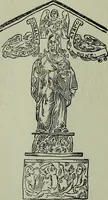 An illustration from Nicholas Flammel : his exposition of the hieroglyphical figures which he caused to be painted upon an arch in St. Innocents church yard in Paris : concerning both the theory and practice of the philosophers stone / faithfully and religiously done into English out of the French copy, by Eirenaeus Orandus. (1890)