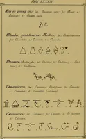 Picture 19 of 24 from Die Geheimsymbole der Chemie und Medicin des Mittelalters : eine Zusammenstellung der von den Mystikern und Alchymisten gebrauchten geheimen Zeichenschrift, nebst einem kurzgefassten geheimwissenschaftlichen Lexikon / von G.W. Gessmann. (1899), leaf 176