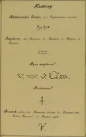 An illustration from Die Geheimsymbole der Chemie und Medicin des Mittelalters : eine Zusammenstellung der von den Mystikern und Alchymisten gebrauchten geheimen Zeichenschrift, nebst einem kurzgefassten geheimwissenschaftlichen Lexikon / von G.W. Gessmann. (1899)