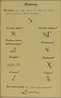Picture 24 of 24 from Die Geheimsymbole der Chemie und Medicin des Mittelalters : eine Zusammenstellung der von den Mystikern und Alchymisten gebrauchten geheimen Zeichenschrift, nebst einem kurzgefassten geheimwissenschaftlichen Lexikon / von G.W. Gessmann. (1899), leaf 211