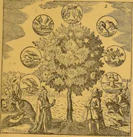 An illustration from Théories & symboles des alchimistes : le grand-oeuvre : suivi d'un essai sur la bibliographie alchimique due XIXe sìecle. (1891)