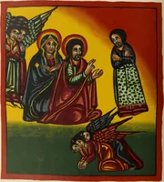 Picture 69 of 121 from The lives of Maba Seyon and Gabra Krestos : the Ethiopic texts / edited with an English translation and a chapter on the illustrations of Ethiopic mss. by E.A. Wallis Budge. (1898), leaf 326