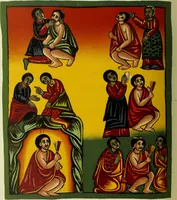 Picture 100 of 121 from The lives of Maba Seyon and Gabra Krestos : the Ethiopic texts / edited with an English translation and a chapter on the illustrations of Ethiopic mss. by E.A. Wallis Budge. (1898), leaf 484