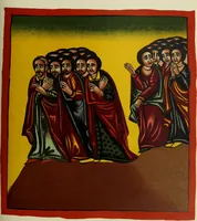 Picture 117 of 121 from The lives of Maba Seyon and Gabra Krestos : the Ethiopic texts / edited with an English translation and a chapter on the illustrations of Ethiopic mss. by E.A. Wallis Budge. (1898), leaf 555
