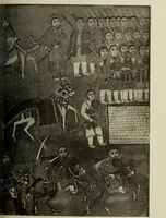 An illustration from The lives of Maba Seyon and Gabra Krestos : the Ethiopic texts / edited with an English translation and a chapter on the illustrations of Ethiopic mss. by E.A. Wallis Budge. (1898)
