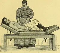 An illustration from La nuova medicina natural : trattato d'insegnamento e di consultazione sul metodo di curare e di guarire le malattie seguendo le leggi di natura / di F.E. Bilz. (1895)