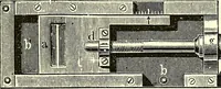An illustration from Spectrum analysis in its application to terrestrial substances, and the physical constitution of the heavenly bodies / familiarly explained by H. Schellen ; translated from the second enlarged and revised German edition by Jane and Caroline Lassell ; edited with notes by William Huggins ; with numerous woodcuts and coloured plates, and Ångström's and Kirchhoff's maps. (1872)