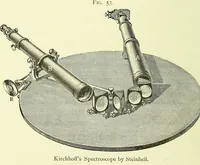 Picture 57 of 246 from Spectrum analysis in its application to terrestrial substances, and the physical constitution of the heavenly bodies / familiarly explained by H. Schellen ; translated from the second enlarged and revised German edition by Jane and Caroline Lassell ; edited with notes by William Huggins ; with numerous woodcuts and coloured plates, and Ångström's and Kirchhoff's maps. (1872), leaf 158