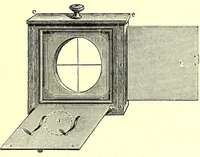 An illustration from Spectrum analysis in its application to terrestrial substances, and the physical constitution of the heavenly bodies / familiarly explained by H. Schellen ; translated from the second enlarged and revised German edition by Jane and Caroline Lassell ; edited with notes by William Huggins ; with numerous woodcuts and coloured plates, and Ångström's and Kirchhoff's maps. (1872)