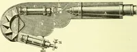 An illustration from Spectrum analysis in its application to terrestrial substances, and the physical constitution of the heavenly bodies / familiarly explained by H. Schellen ; translated from the second enlarged and revised German edition by Jane and Caroline Lassell ; edited with notes by William Huggins ; with numerous woodcuts and coloured plates, and Ångström's and Kirchhoff's maps. (1872)