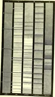 An illustration from Spectrum analysis in its application to terrestrial substances, and the physical constitution of the heavenly bodies / familiarly explained by H. Schellen ; translated from the second enlarged and revised German edition by Jane and Caroline Lassell ; edited with notes by William Huggins ; with numerous woodcuts and coloured plates, and Ångström's and Kirchhoff's maps. (1872)