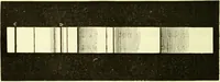 An illustration from Spectrum analysis in its application to terrestrial substances, and the physical constitution of the heavenly bodies / familiarly explained by H. Schellen ; translated from the second enlarged and revised German edition by Jane and Caroline Lassell ; edited with notes by William Huggins ; with numerous woodcuts and coloured plates, and Ångström's and Kirchhoff's maps. (1872)