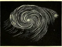 An illustration from Spectrum analysis in its application to terrestrial substances, and the physical constitution of the heavenly bodies / familiarly explained by H. Schellen ; translated from the second enlarged and revised German edition by Jane and Caroline Lassell ; edited with notes by William Huggins ; with numerous woodcuts and coloured plates, and Ångström's and Kirchhoff's maps. (1872)