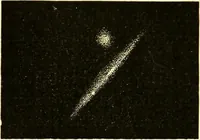 An illustration from Spectrum analysis in its application to terrestrial substances, and the physical constitution of the heavenly bodies / familiarly explained by H. Schellen ; translated from the second enlarged and revised German edition by Jane and Caroline Lassell ; edited with notes by William Huggins ; with numerous woodcuts and coloured plates, and Ångström's and Kirchhoff's maps. (1872)